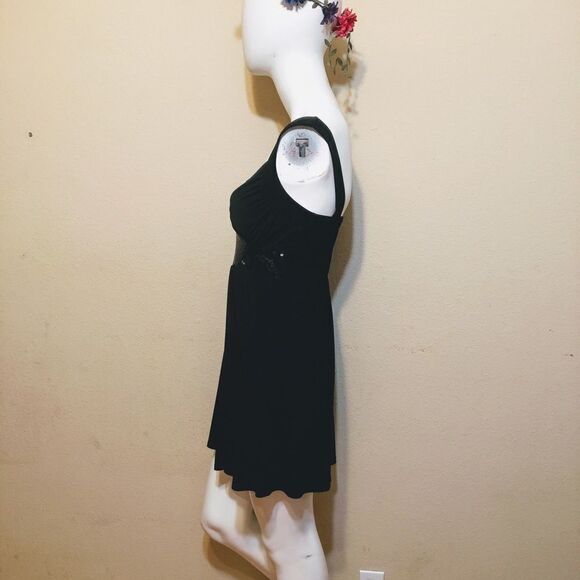 Fredericks of Hollywood Black Skater Dress Sz XS - Picture 2 of 8